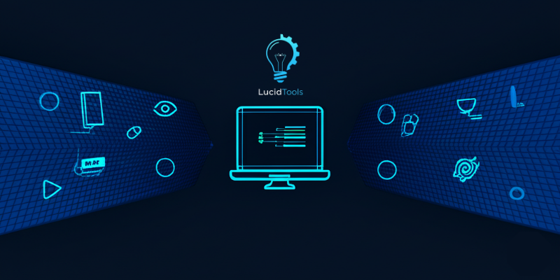 Lucid Tools banner representing diverse tools and technology